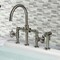 Kingston Brass KS2338RKX Bridge Kitchen Faucet with Brass Sprayer, Brushed Nickel KS2338RKX - alternate 5